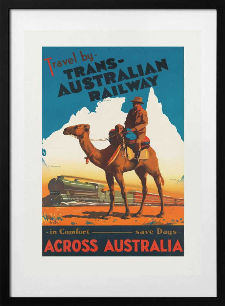 Trans Australian Railway Poster