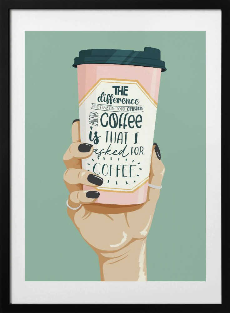 Sassy Coffee Cup Hand