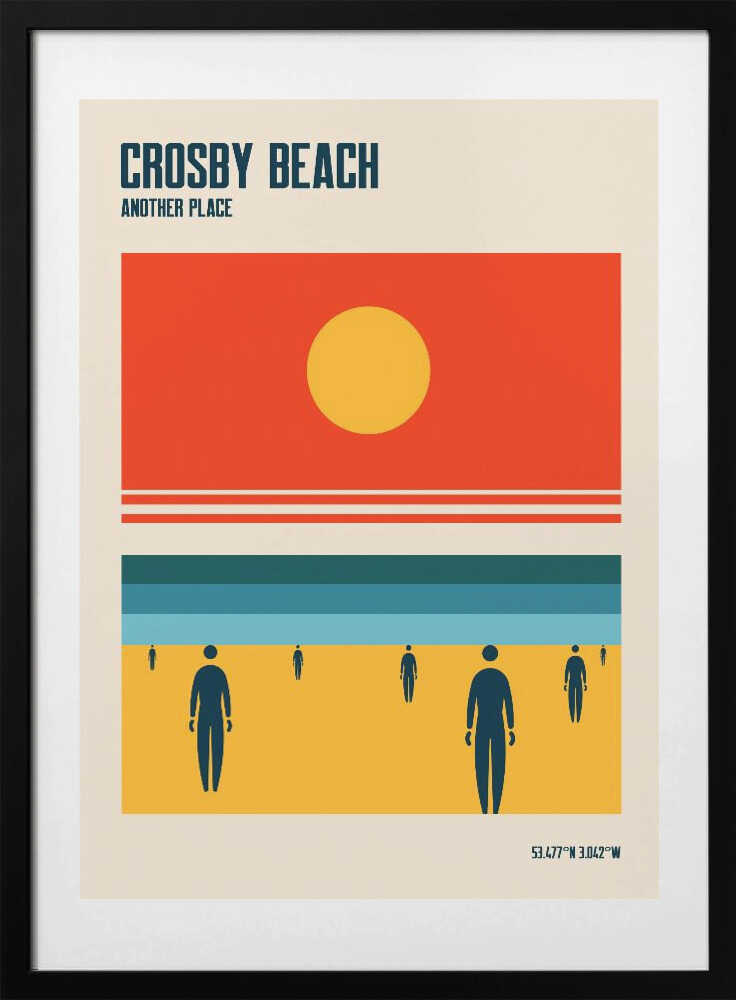 Crosby Beach Sun and Figures
