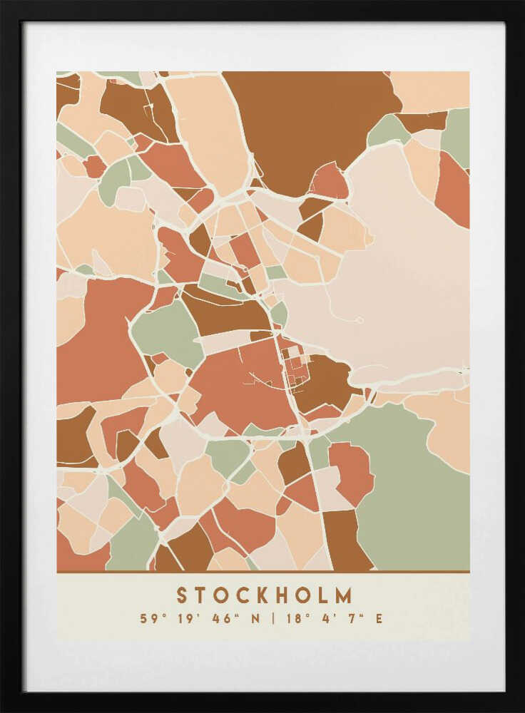 Stockholm, karta