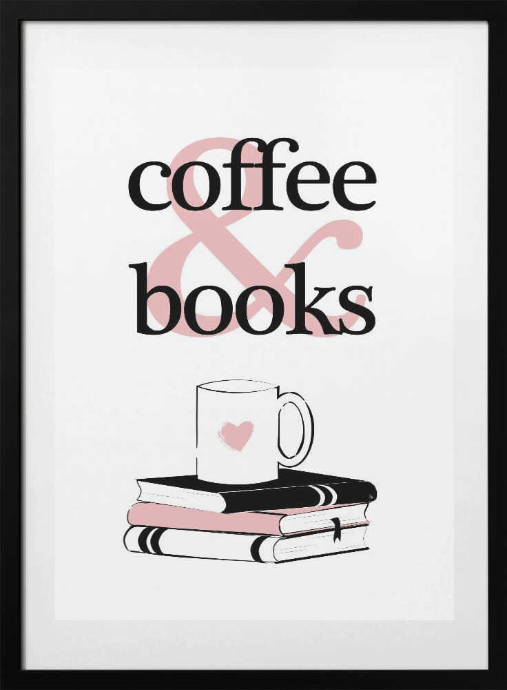 Coffee Books Heart