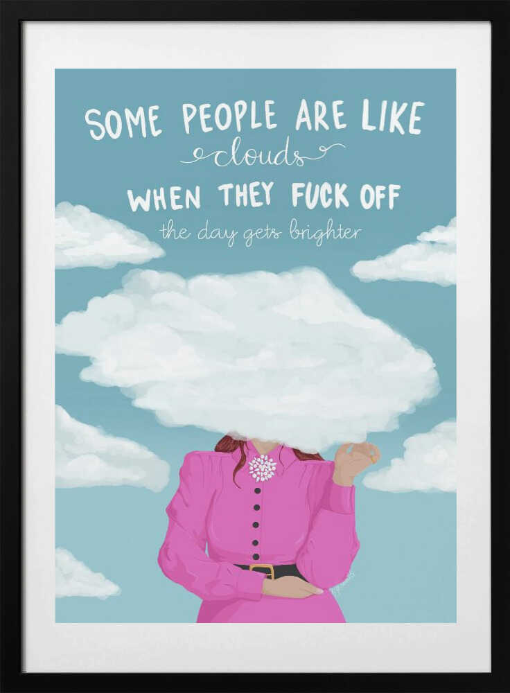 Sarcastic Cloud Head Woman