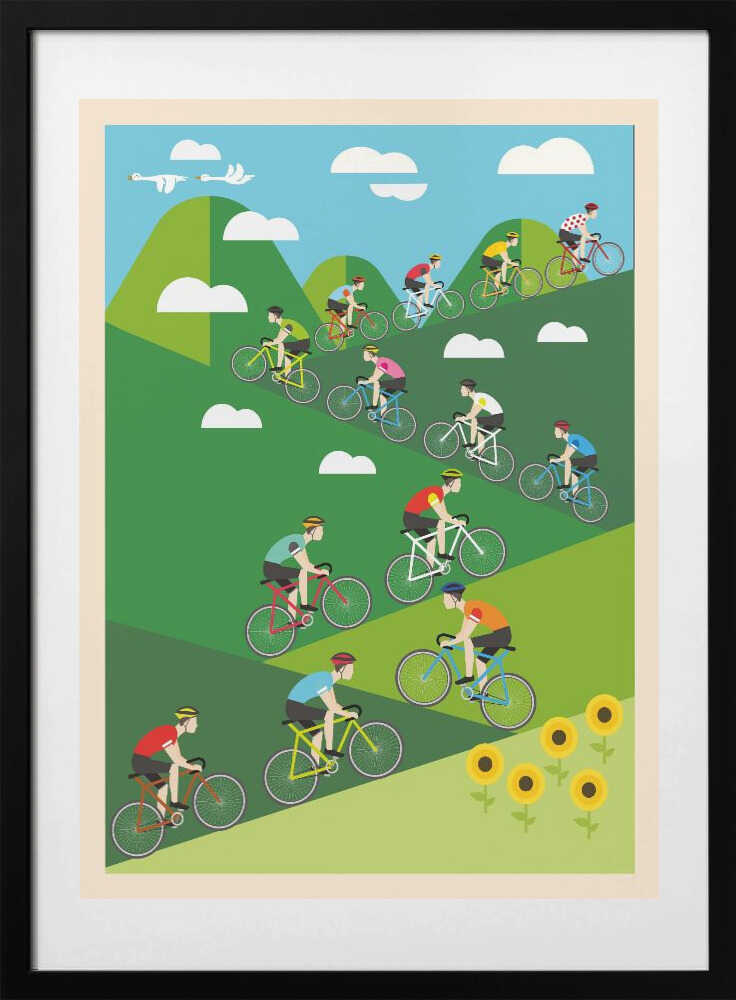 Uphill Cycling Race