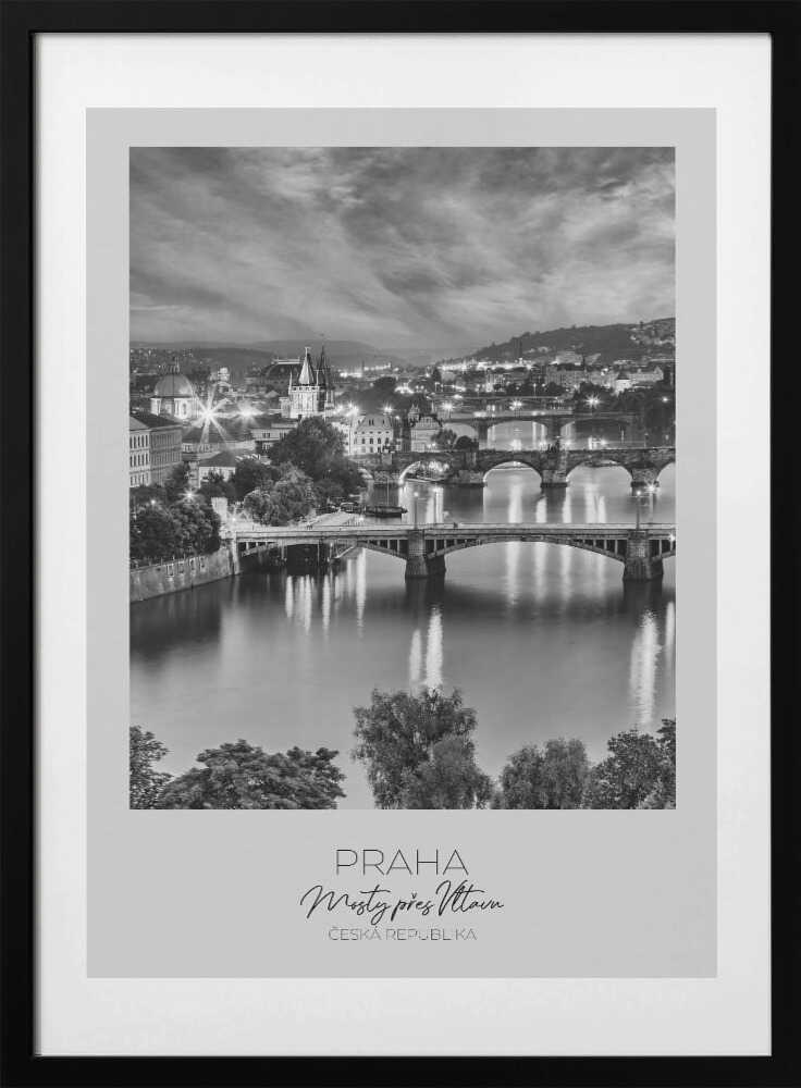 Prag. Vltava River