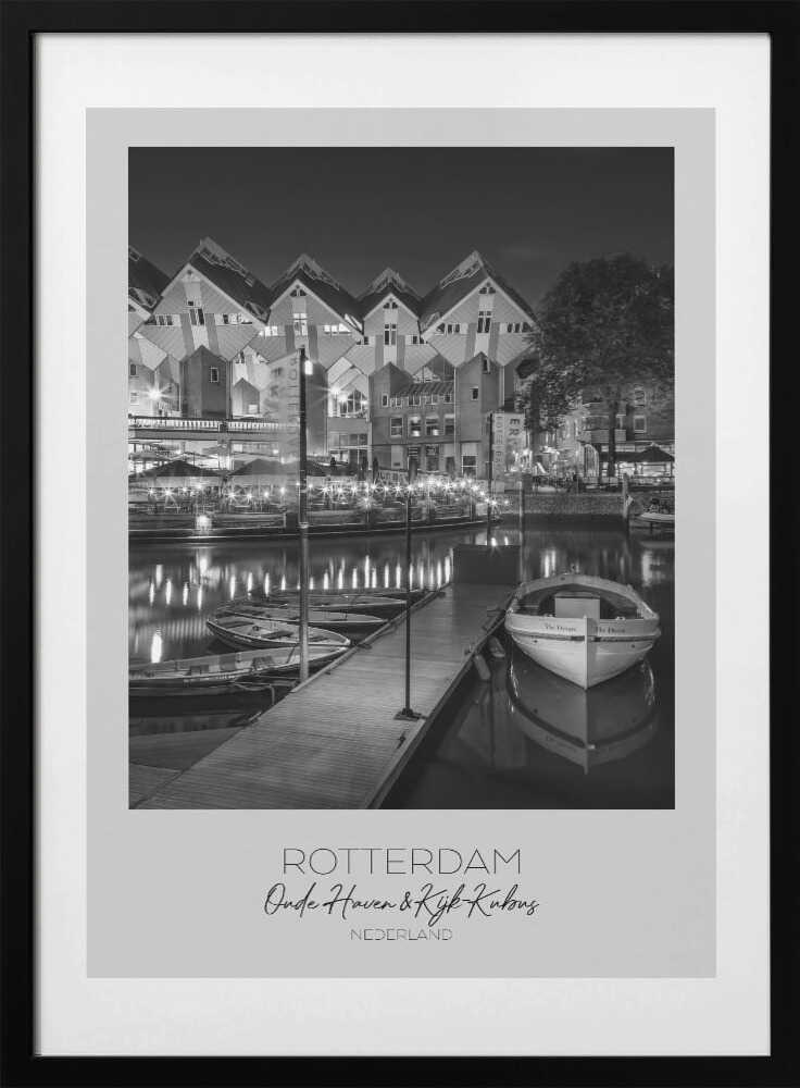 Rotterdam Cube Houses Night