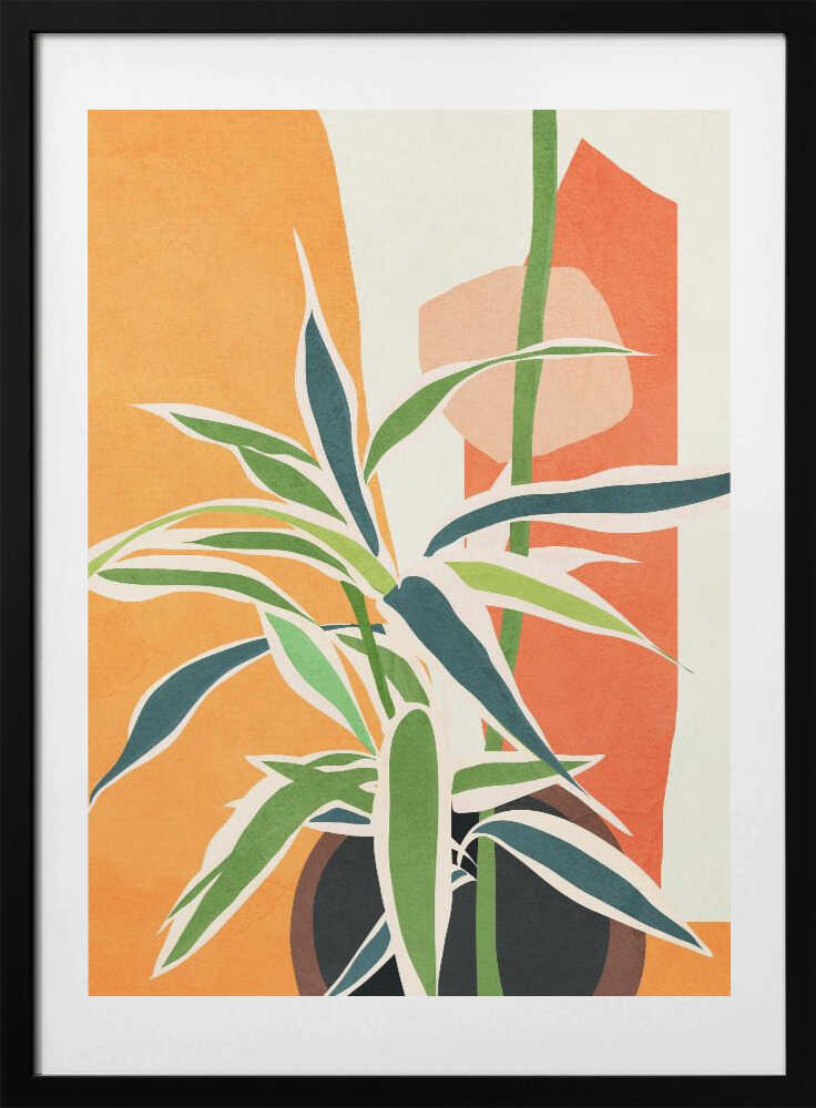 Warm Botanical Abstract