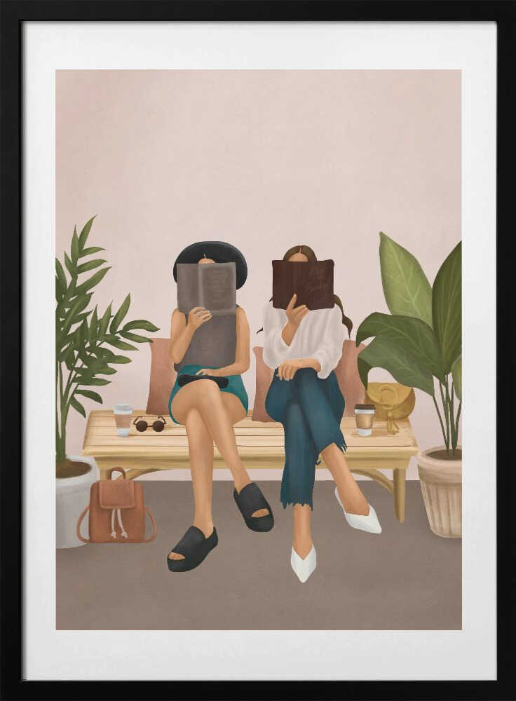 Friends Reading Books