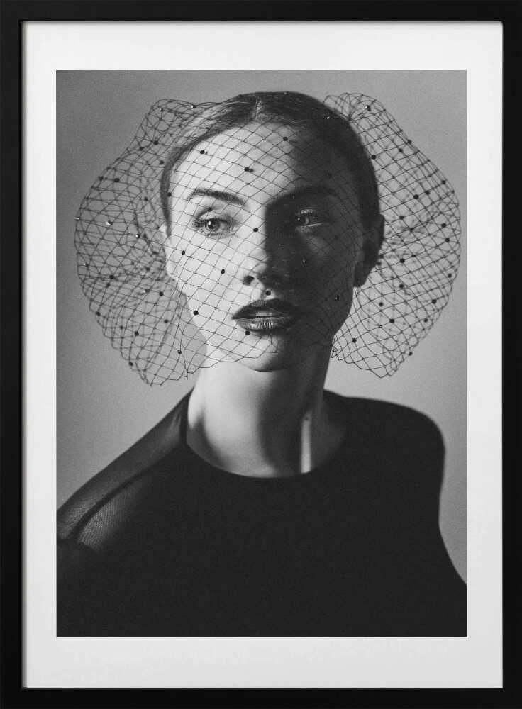 Elegant Veiled Gaze