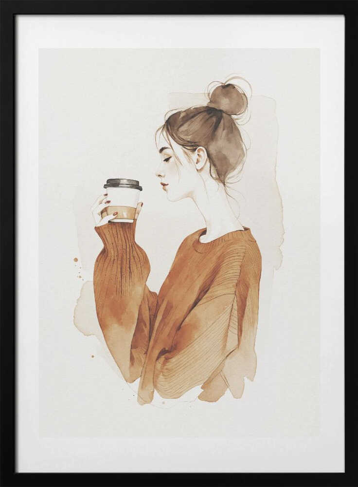 Cozy Coffee Girl