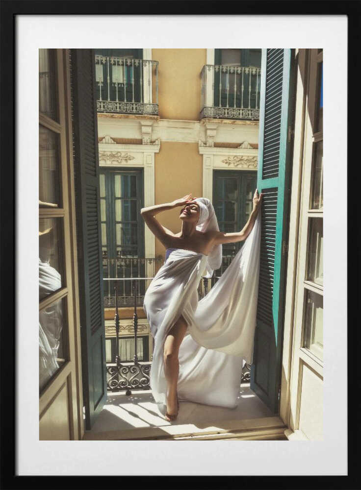 Morning City Balcony