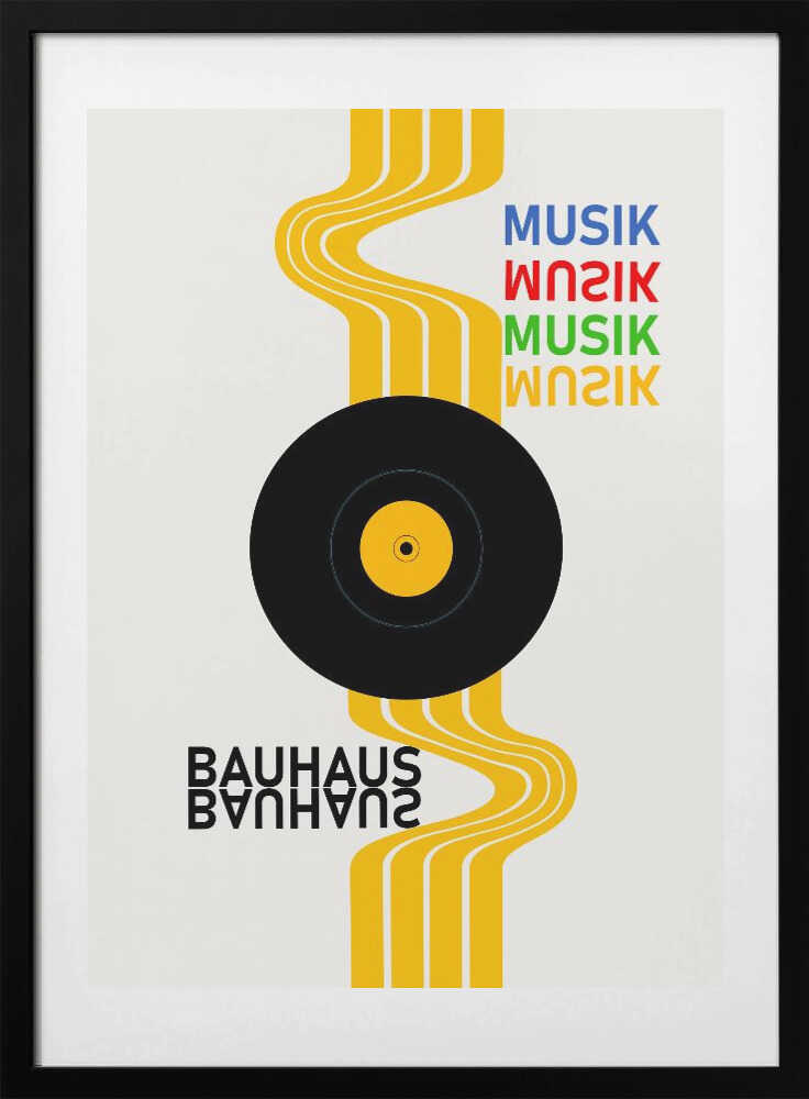 Bauhaus Music Vinyl Design