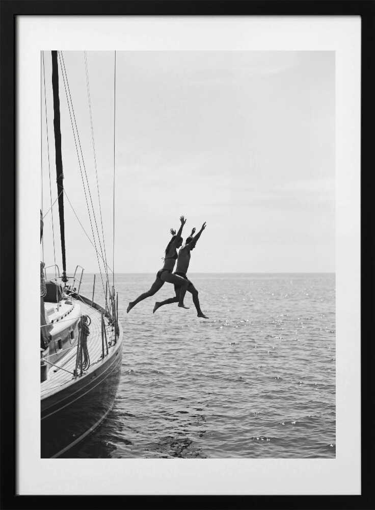 Jumping From a Boat