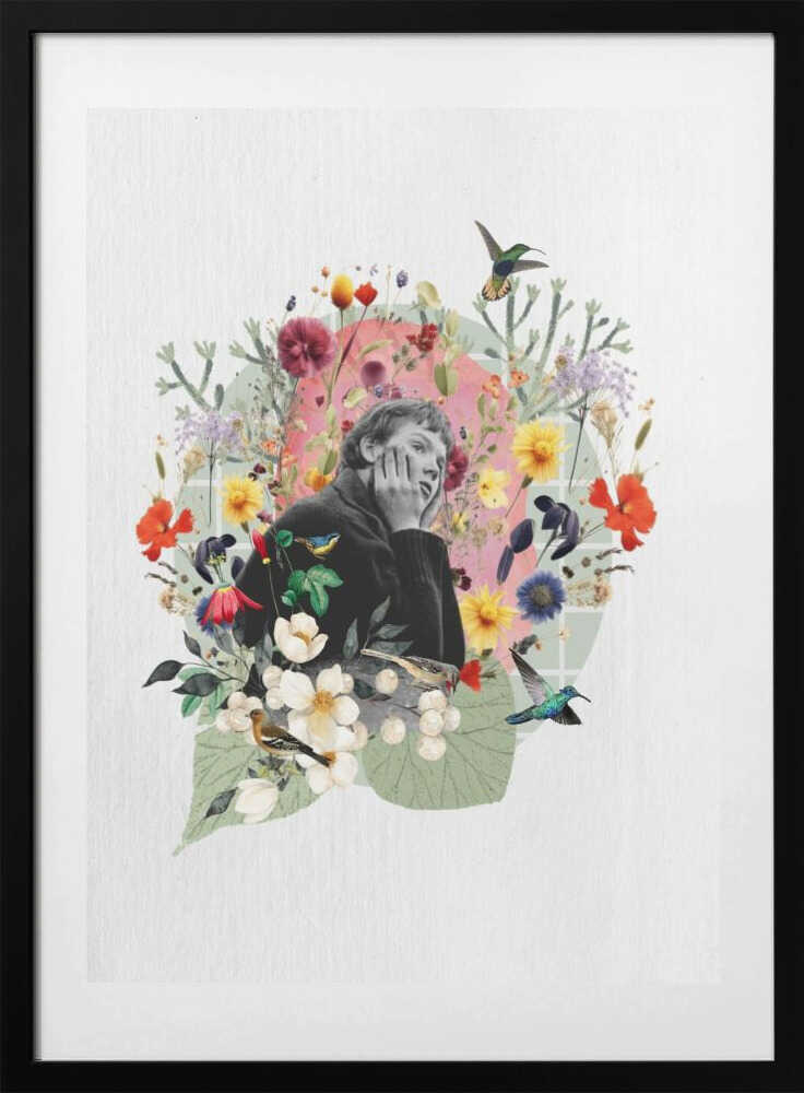 Dreamy Floral Reflection