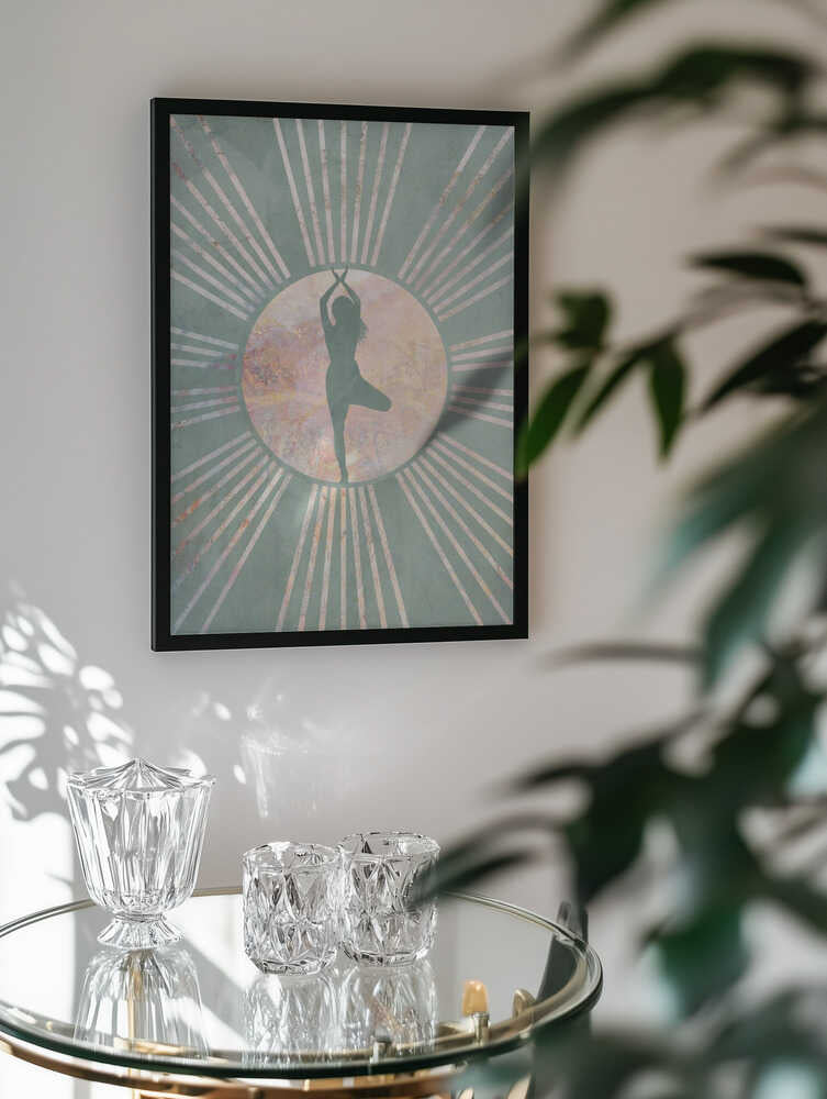 Meditative Sunburst Yoga