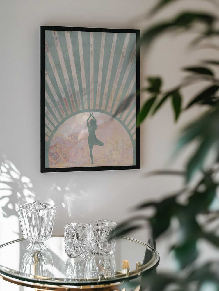 Serene Yoga Silhouette