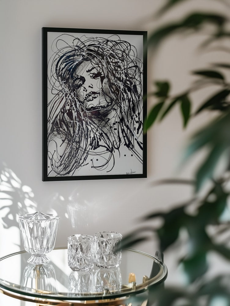 Expressive Ink Woman