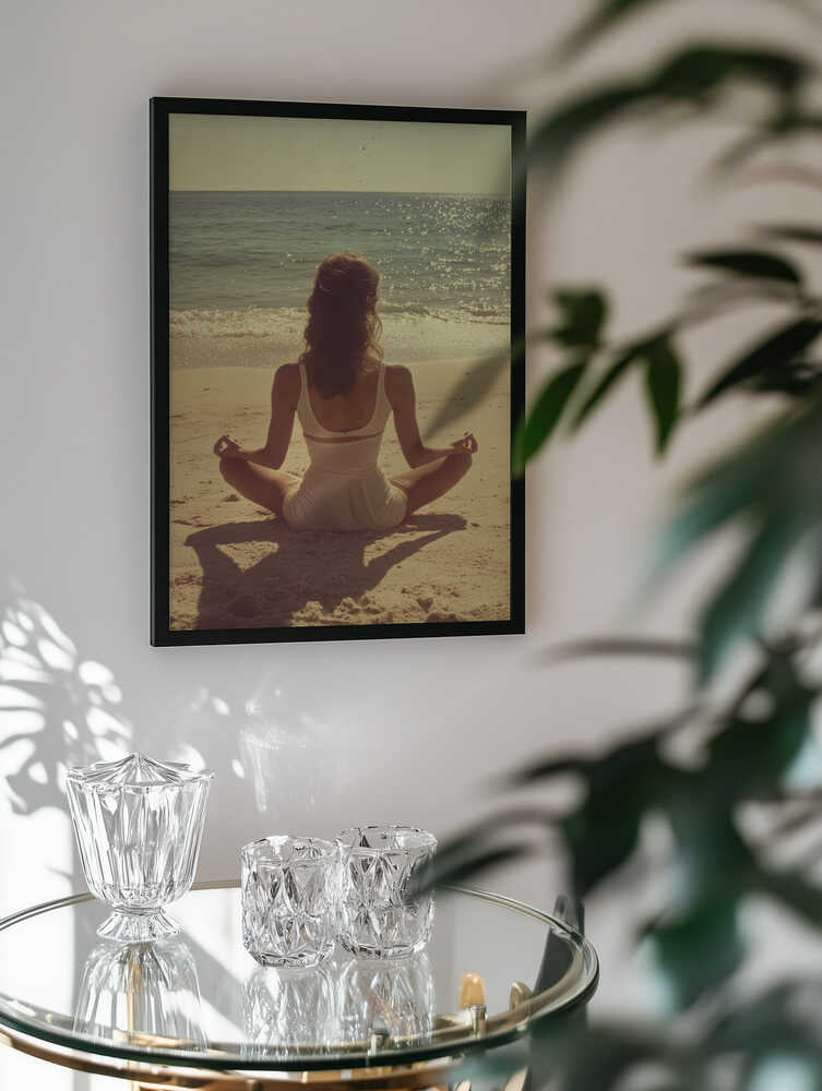 Serene Beach Meditation