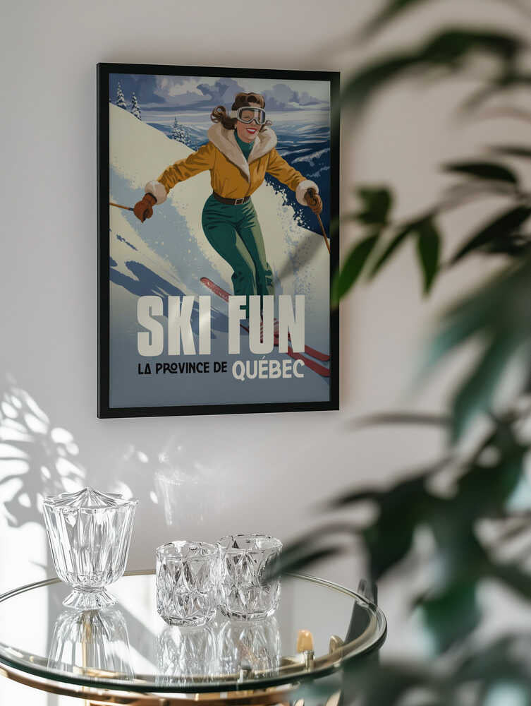 Vintage Quebec Ski Fun