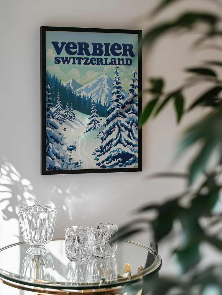 Verbier Mountain Ski Slopes