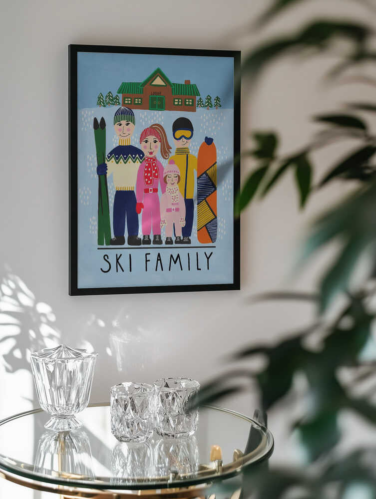 Happy Ski Family