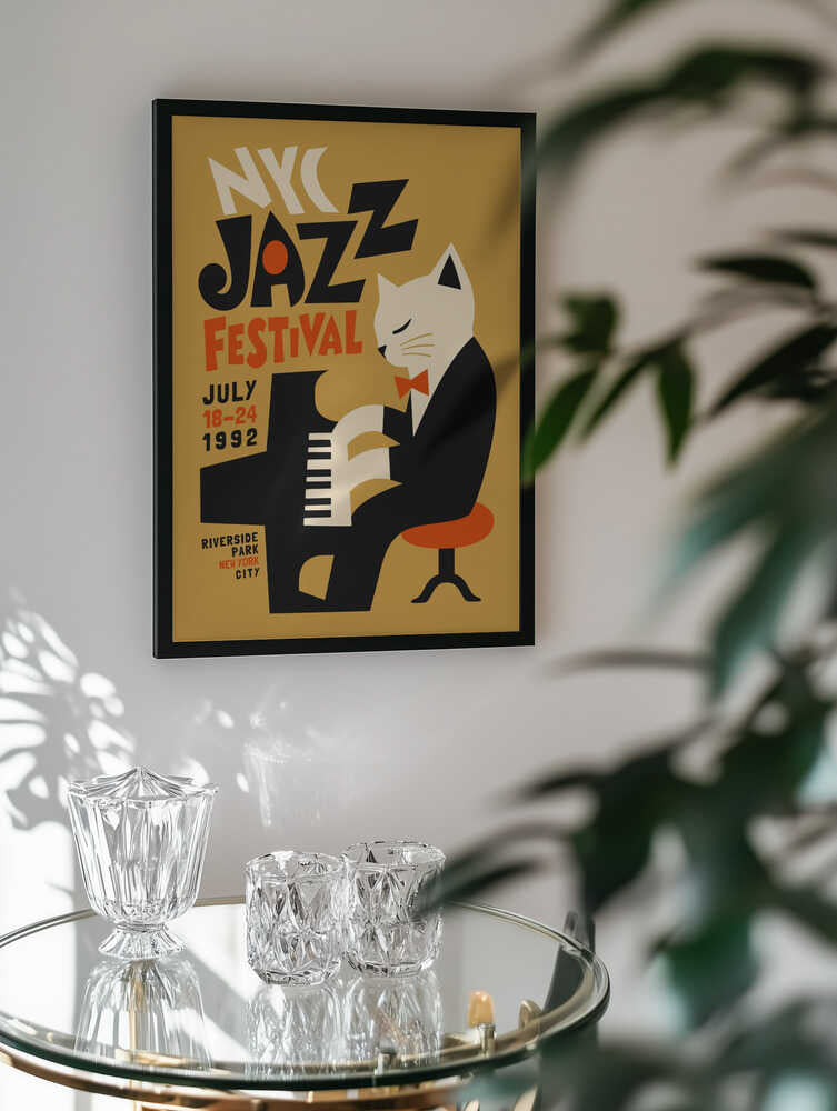 Tuxedo Cat Jazz Pianist