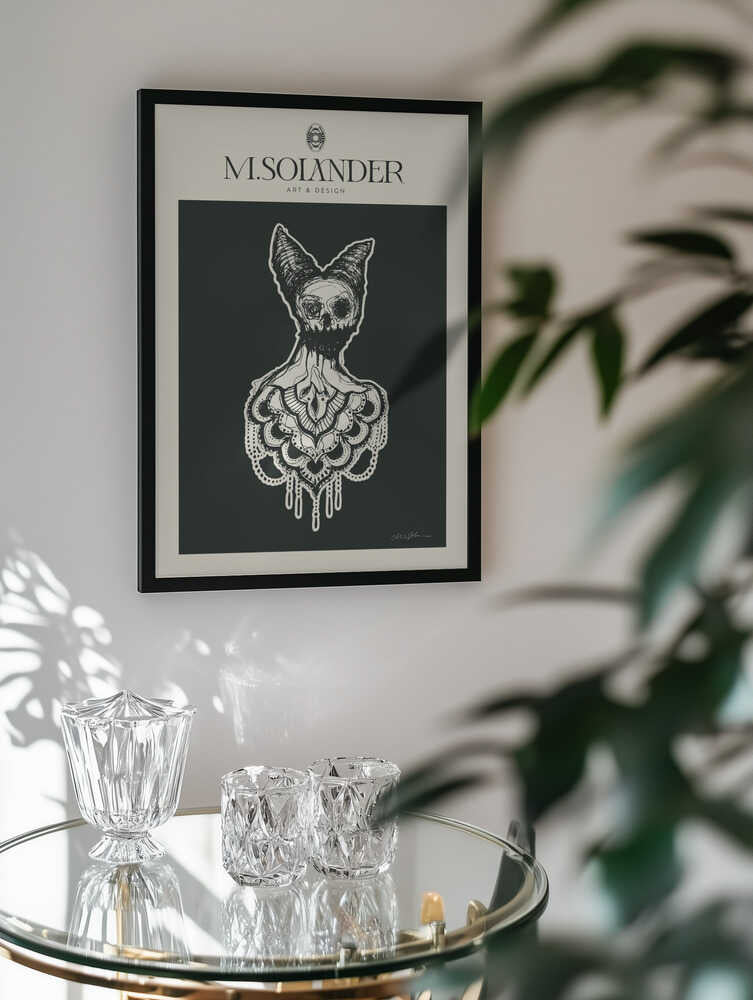 Ornate Demon Skull
