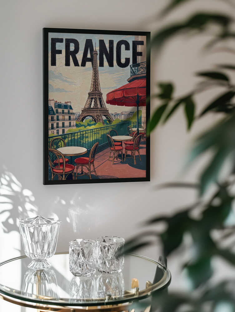 Eiffel Tower Cafe Terrace