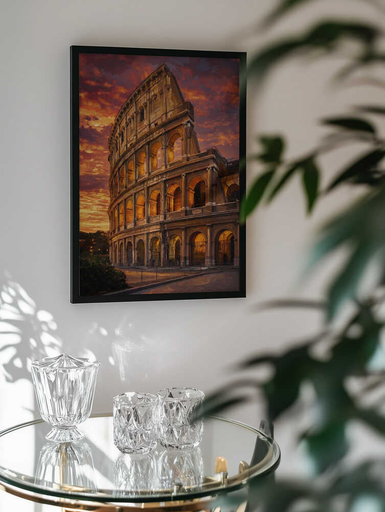 Colosseum Sunset Glow