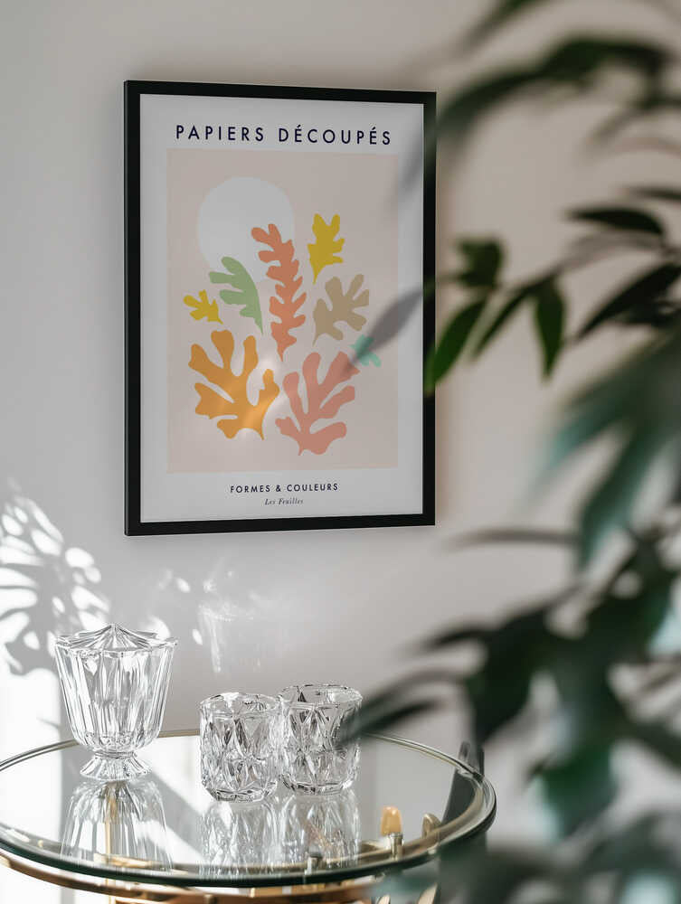 Colorful Cutout Leaves