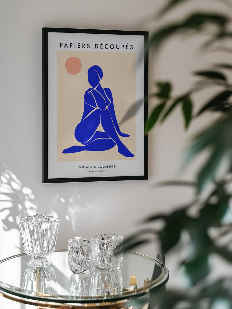 Blue Serene Figure