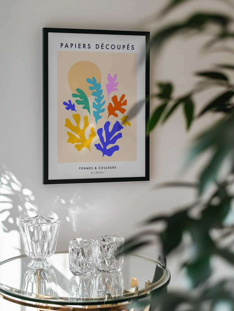 Colorful Cutout Leaves