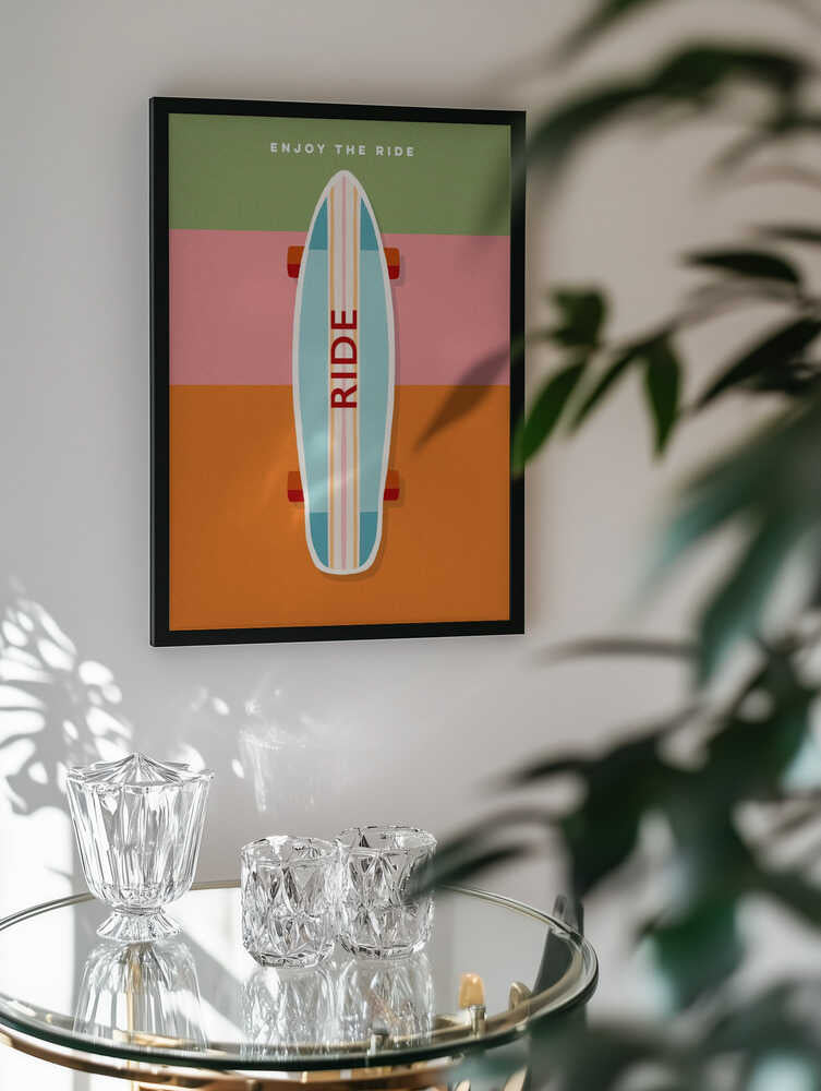Enjoy The Ride Skateboard