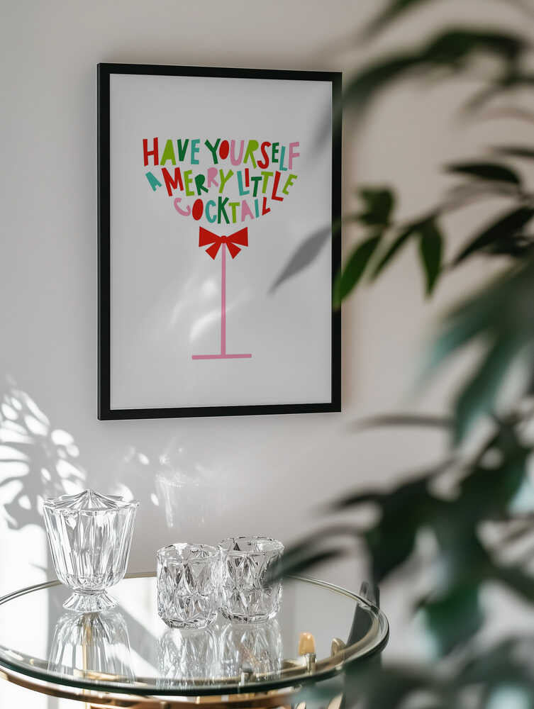 Merry Little Cocktail Glass