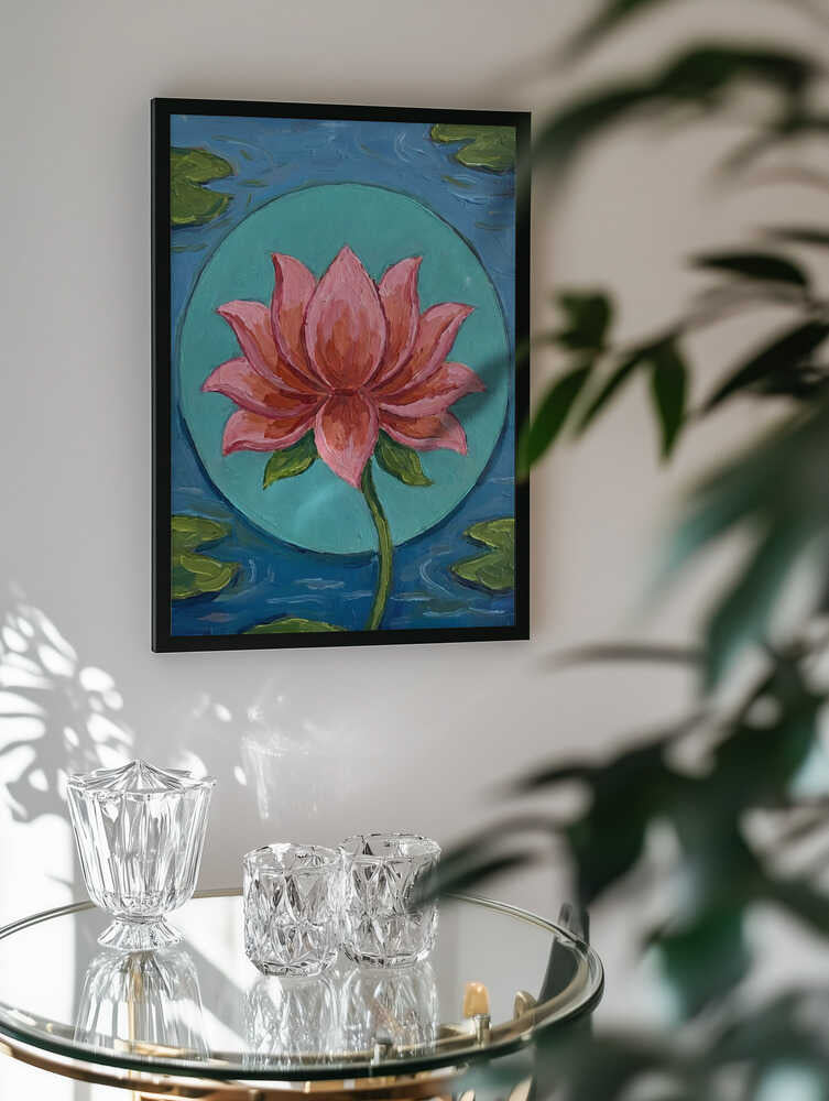 Peaceful Pink Lotus
