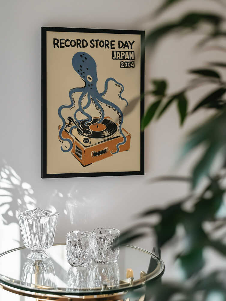 Retro Octopus DJ