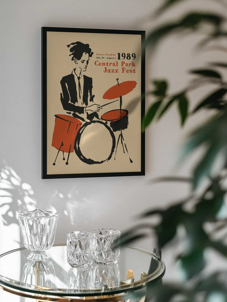 Vintage Jazz Drummer