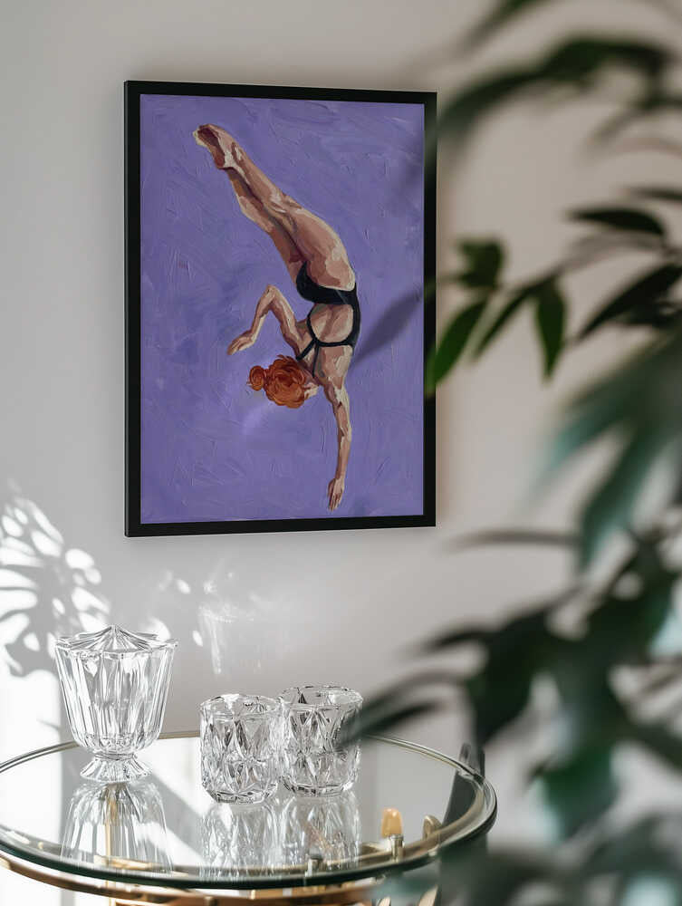 Graceful Purple Dive