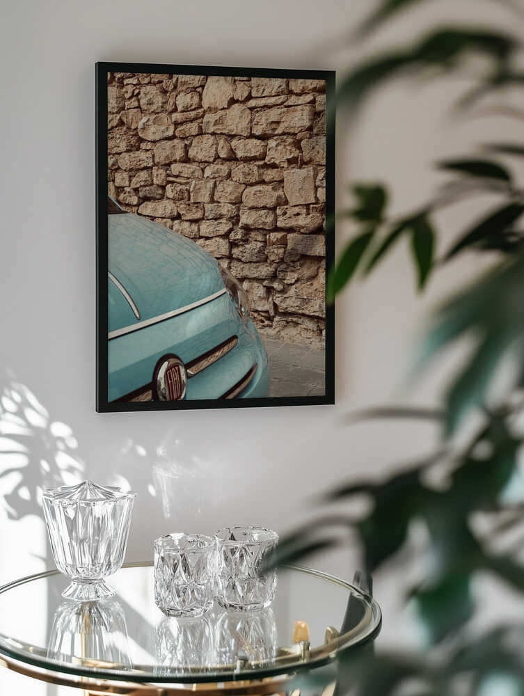 Classic Blue Car Wall