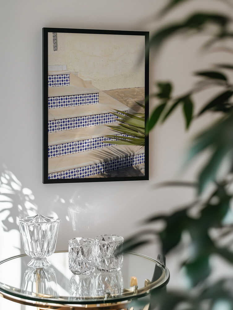 Mediterranean Blue Stairs