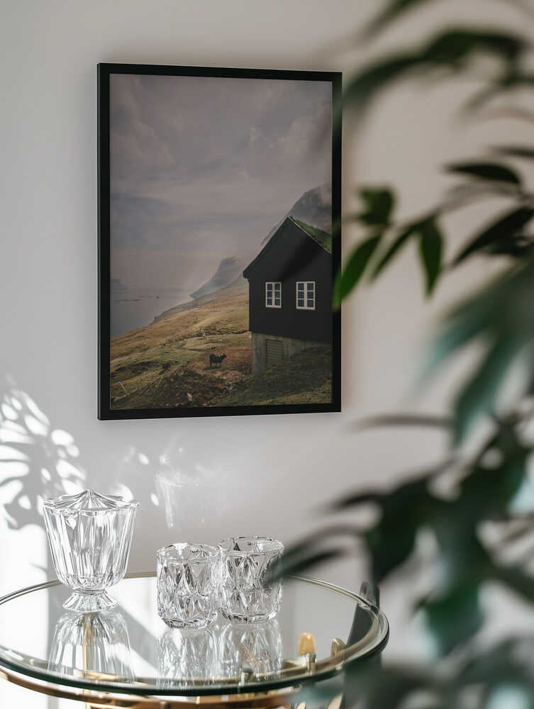Fjordside Cabin and Sheep