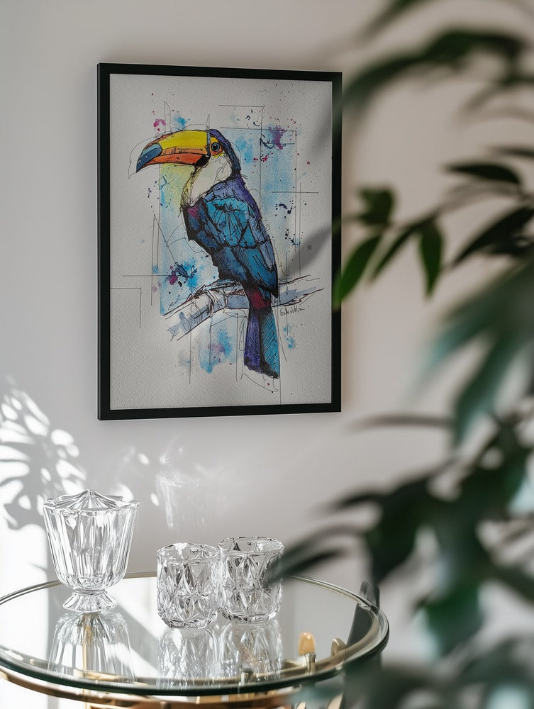 Vibrant Tropical Toucan
