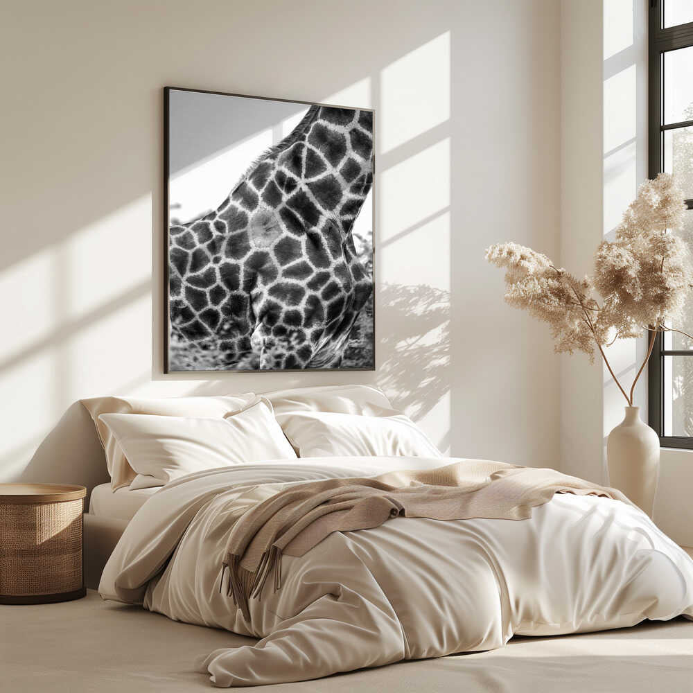 Mönstrad giraff