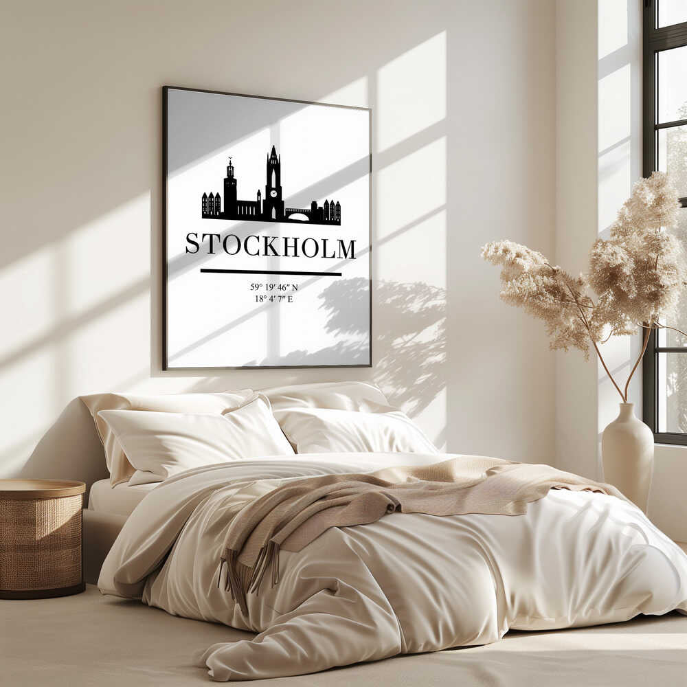 Stockholm City Silhouette