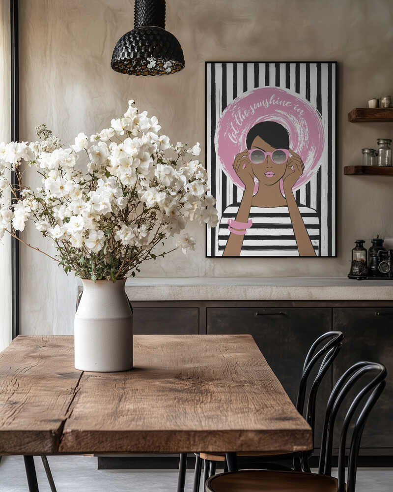 Pink Sunglasses Girl