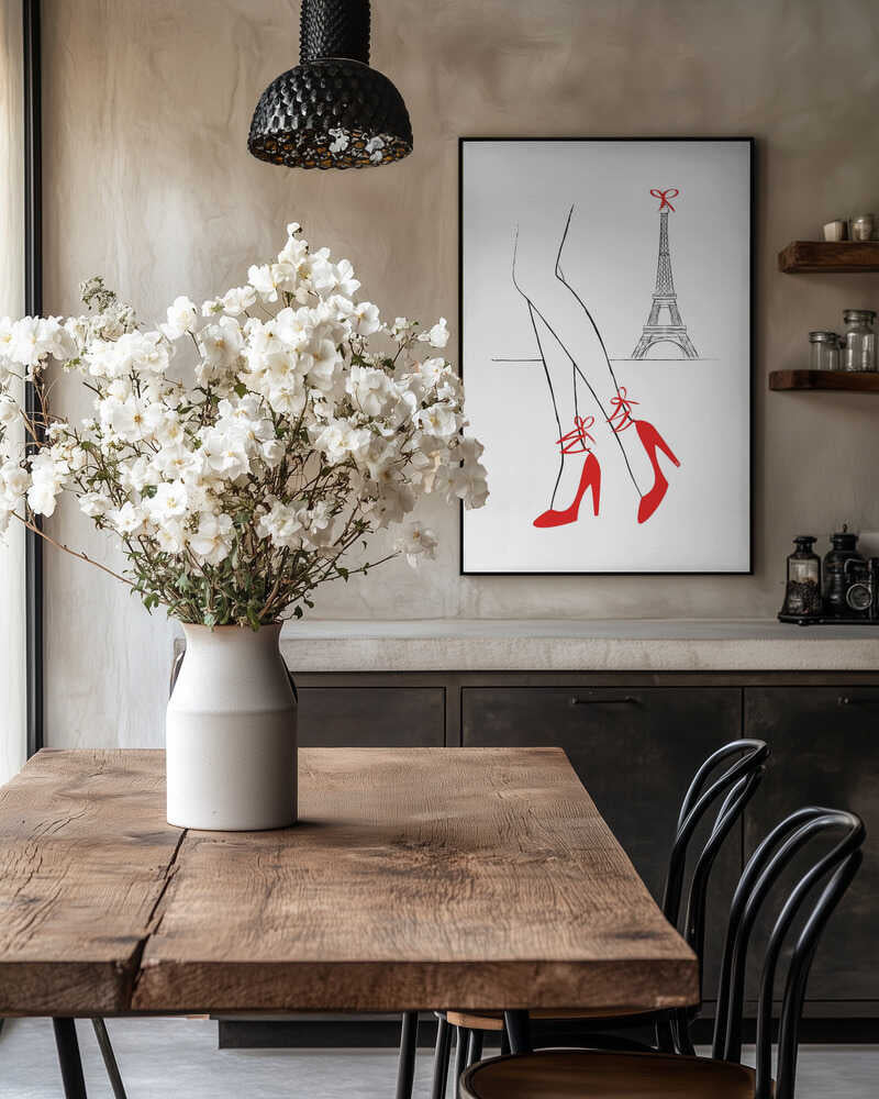 Eiffel Tower Red Heels