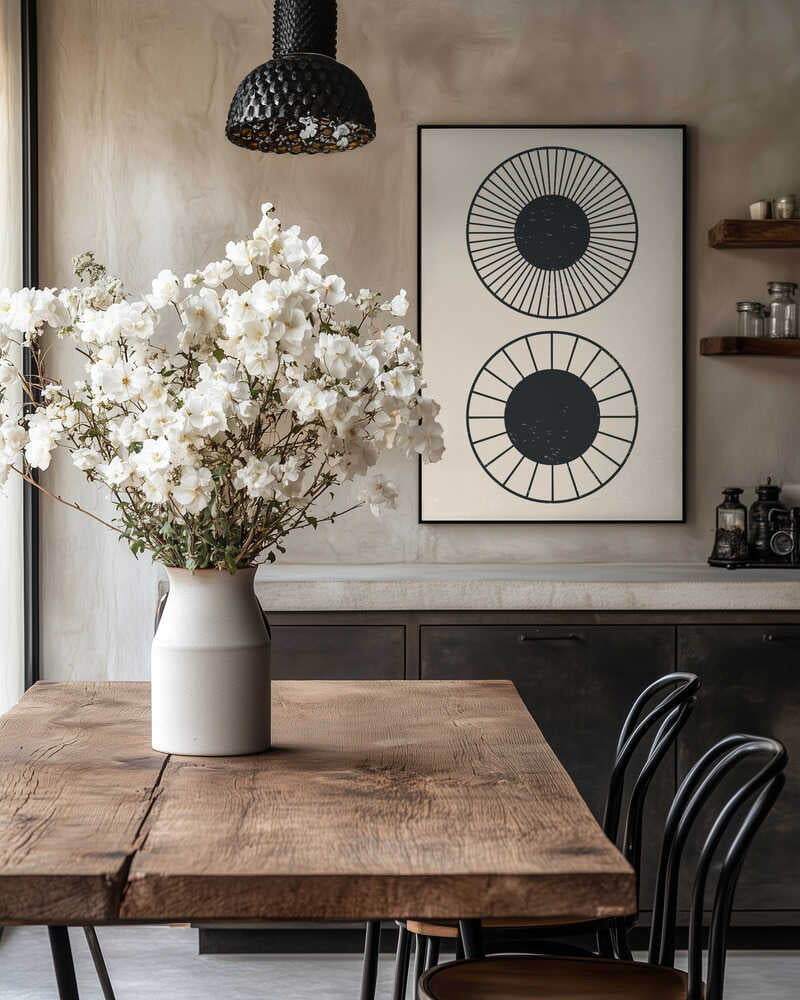 Geometric Sun Circles
