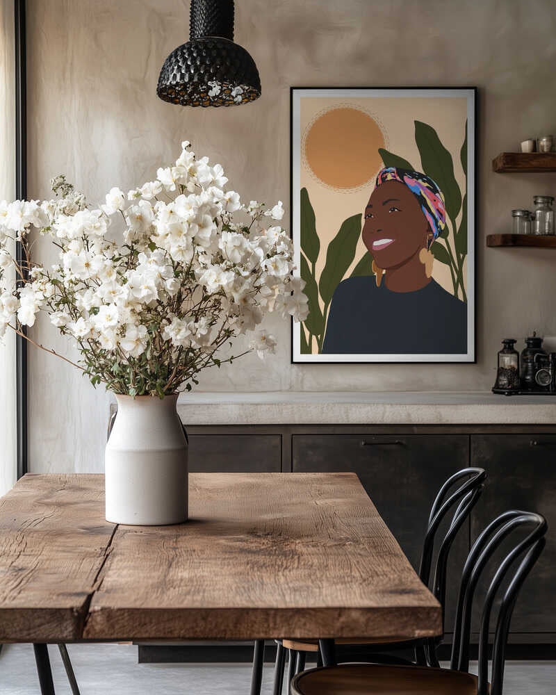 Radiant African Woman