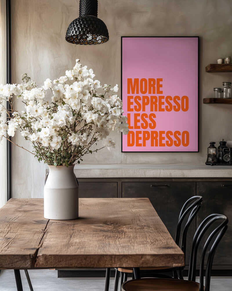 Caffeine Vibes. More Espresso Less Depresso