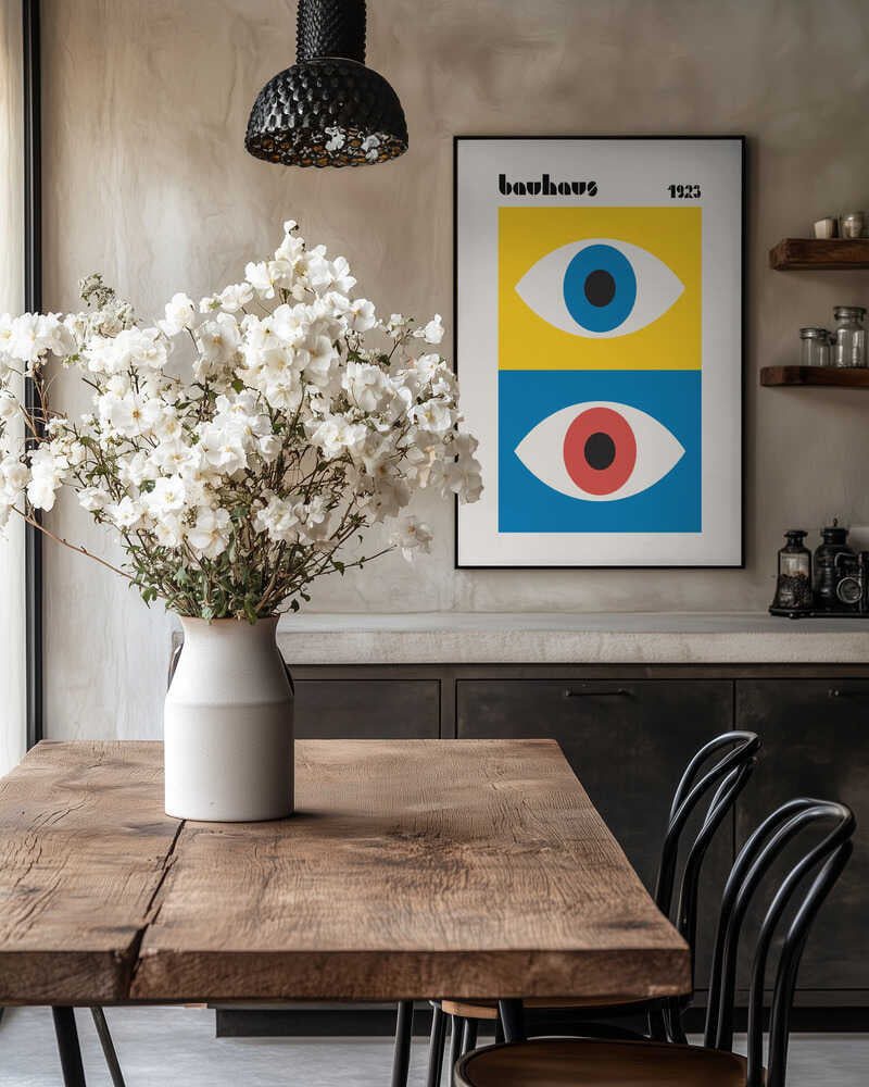 Bauhaus Geometric Eyes