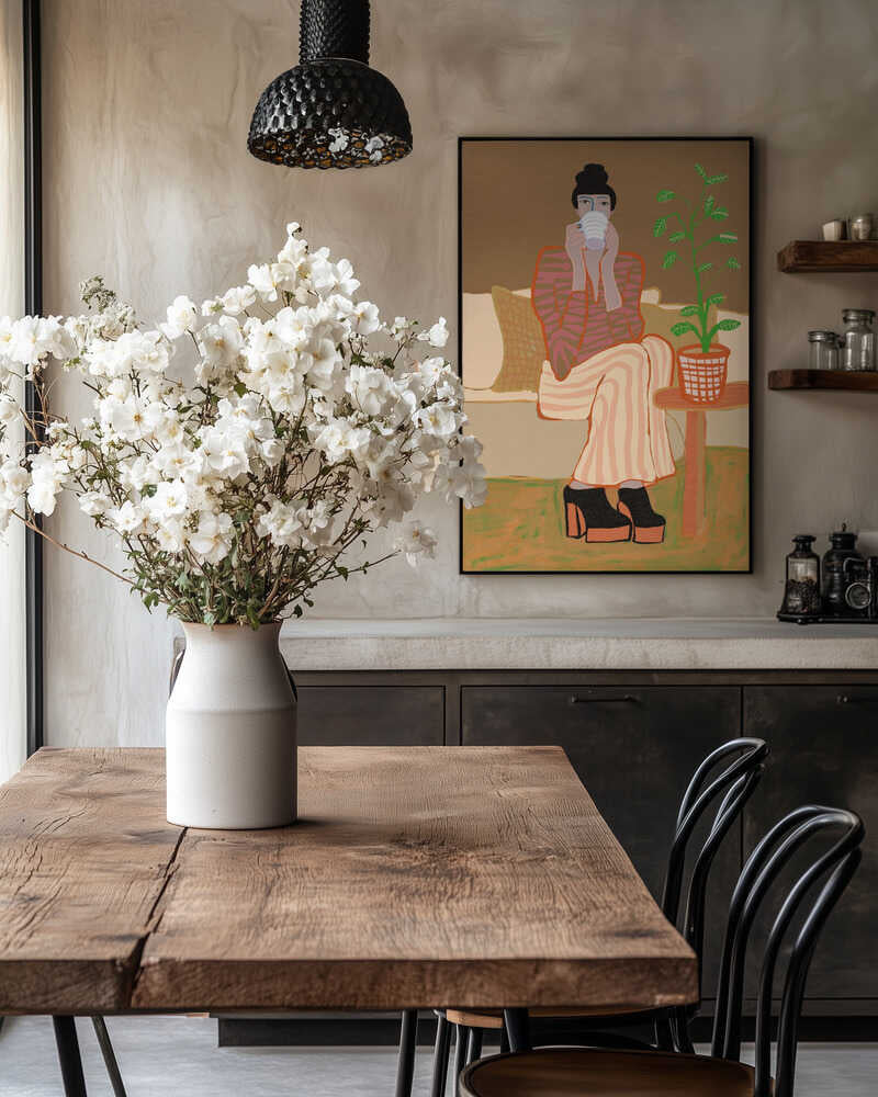 Cozy Coffee Moment